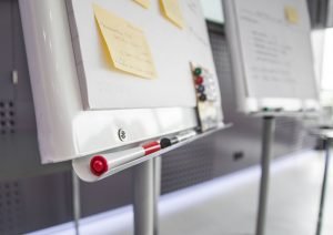 Whiteboard and Pens