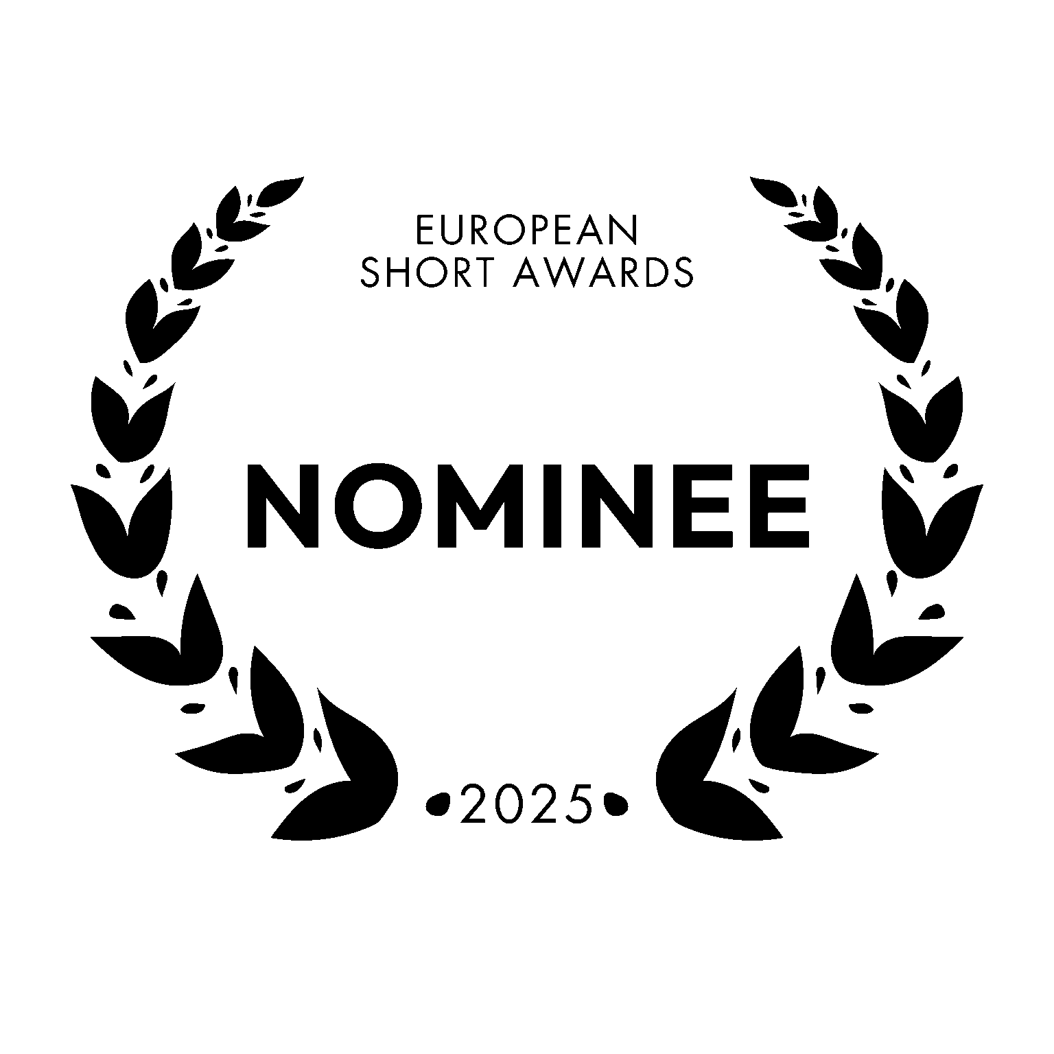 An award laurel that reads 'European Short Awards 2025 Nominee'