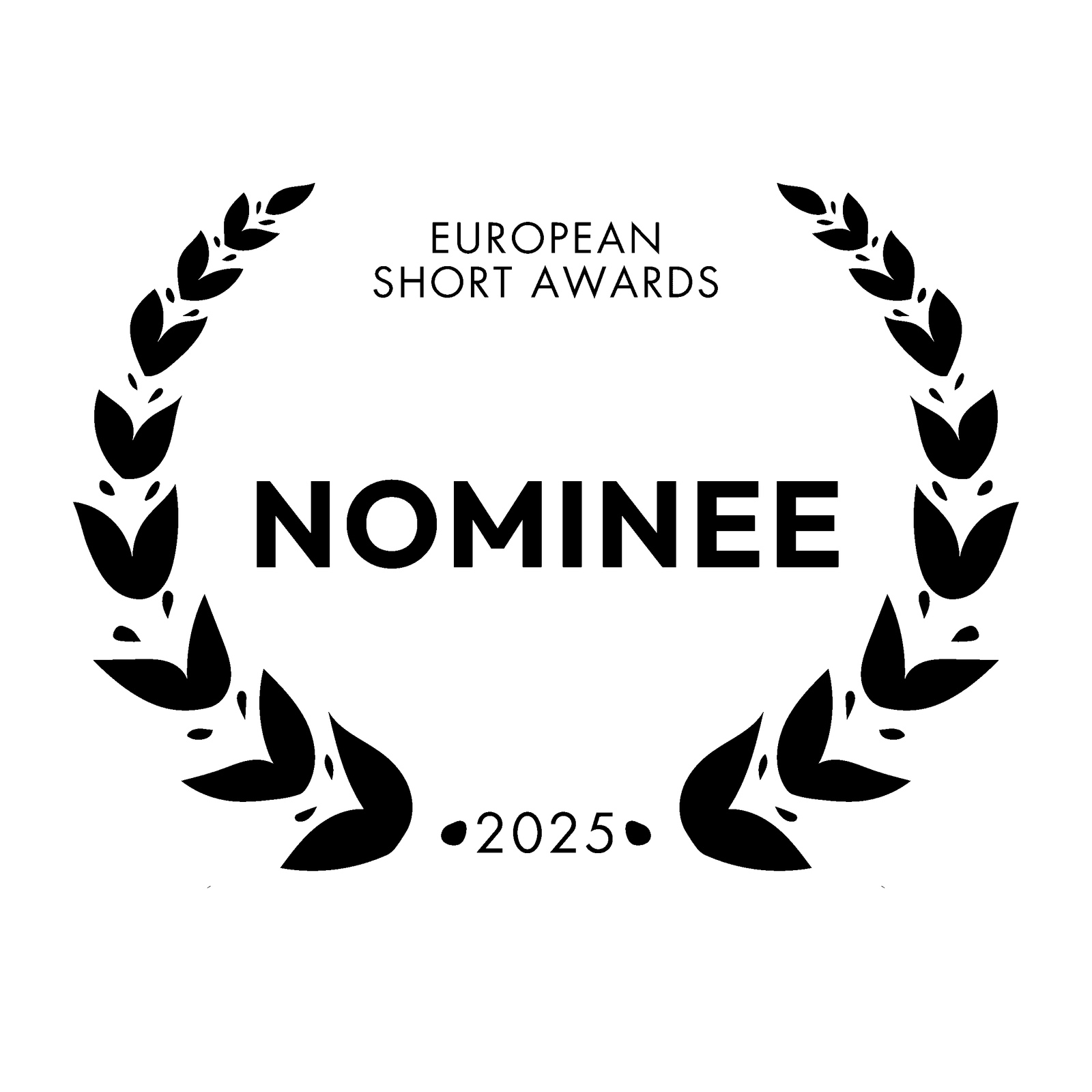 An award laurel that reads 'European Short Awards 2025 Nominee'