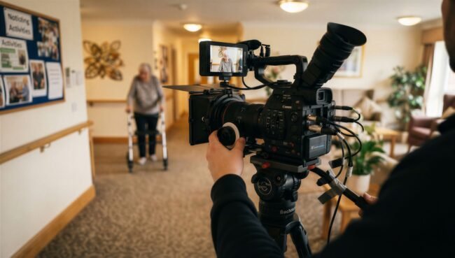 video communication, care homes, care home marketing